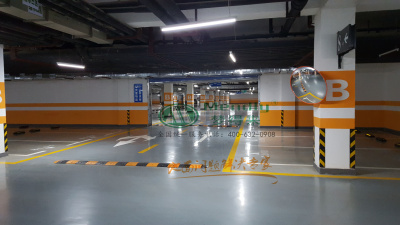 银滩雅苑 老街街道环氧自流平地坪