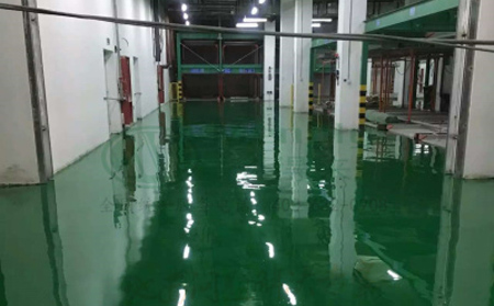 11月老街街道老街街道环氧地坪施工高峰来袭，梦得来化工多项目同步推进保交付